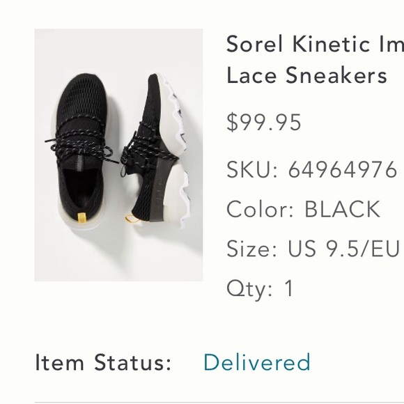 Sorel tennis shoes from anthro 💫✨size 9.5 - Picture 2 of 4